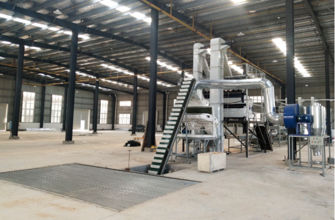 可可豆烘烤脱皮磨浆生产线